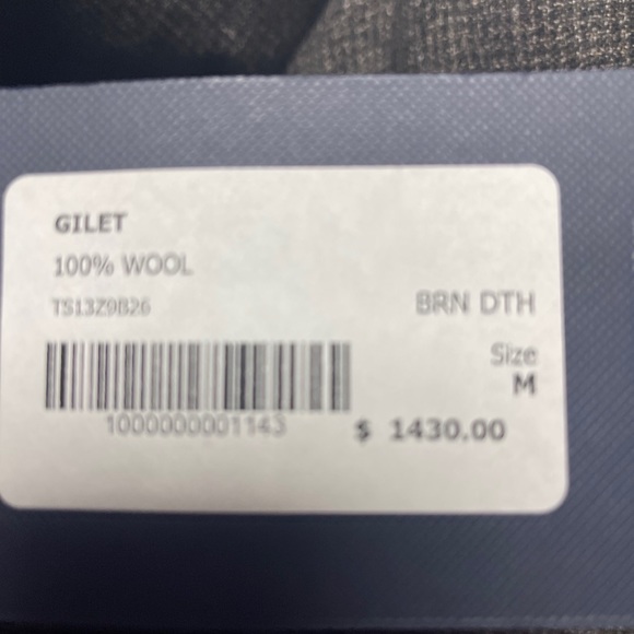 Vest by thom Sweeney reversible  very height highly quality made in Italy - Picture 5 of 11